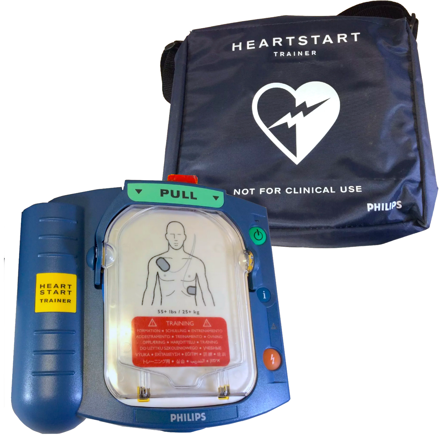 Philips® HeartStart OnSite, Home, HS1 AED Trainer w/ Case