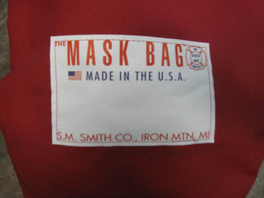 Rugged MB3-300 SCBA Mask Bag, 10oz Cotton Canvas, Soft Fleece Lined, Drawcord Closure