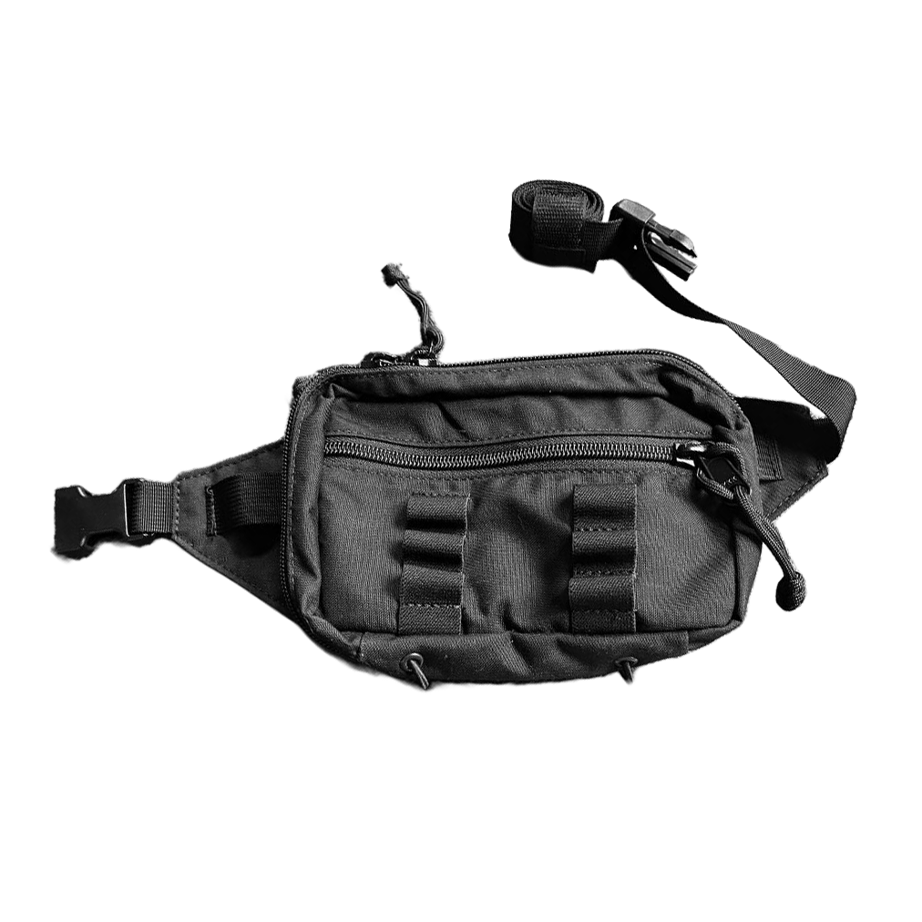 Rugged Nylon Tactical Fanny Pack with Multiple Pockets