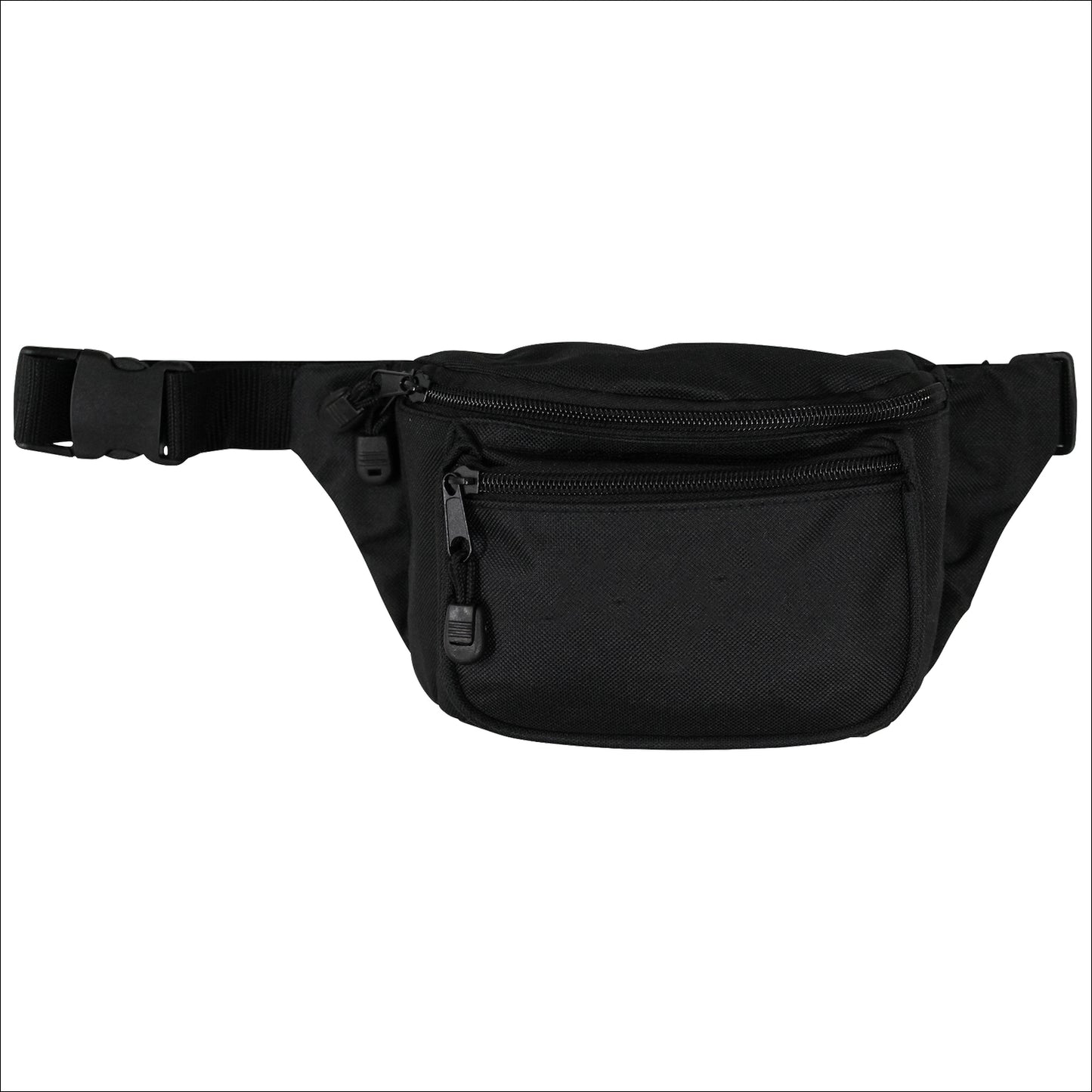 Kemp USA Hip Pack with No Logo, Black EMS First Aid Equipment