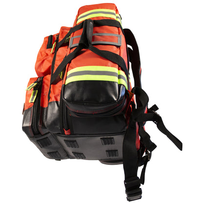 Kemp USA Tarpaulin Fluid-Resistant Ultimate EMS Packpack, Red