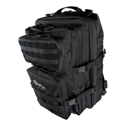 Kemp USA 3-Day Assault Molle Backpack, Large Rucksack Style, Black