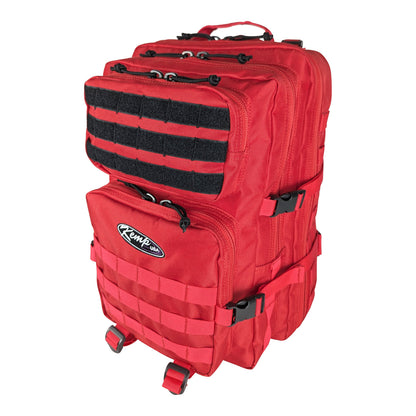 Kemp USA 3-Day Assault Molle Backpack, Large Rucksack Style, Red