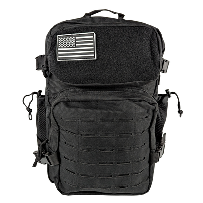 Kemp USA Small Assault Tactical Backpack Black