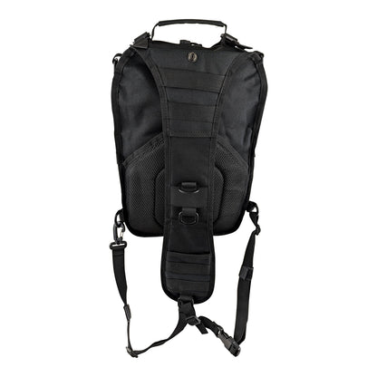 Kemp USA Tactical Sling Backpack Bag, Black