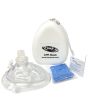 Kemp USA CPR Mask with O2 Inlet Headstrap Gloves and Wipes