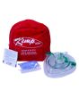 CPR Mask Kit with O2 Inlet