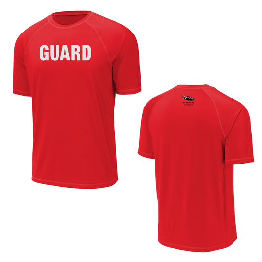 Kemp USA Rashguard Short Sleeve Red Small with GUARD Logo