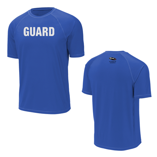 Kemp USA Rashguard Short Sleeve Royal Large with GUARD Logo
