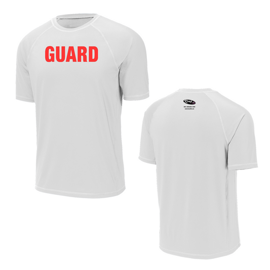 Kemp USA Rashguard Short Sleeve White Medium with GUARD Logo