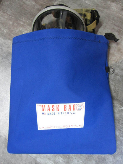 Premium SCBA Mask Bag: Durable 10oz Canvas, Soft Fleece Lined, Quick-Access
