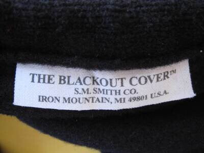 Universal SCBA Blackout Cover for Firefighter Mask Training & Protection