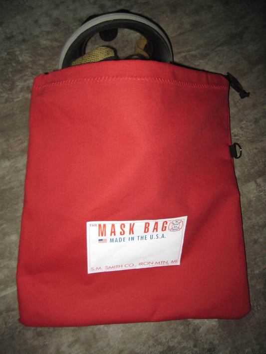 Premium SCBA Mask Bag: Durable 10oz Canvas, Soft Fleece Lined, Quick-Access
