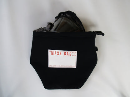 Premium Heavy Fleece SCBA Mask Bag MB3-100 with Drawcord, Firefighter Face Mask Protection