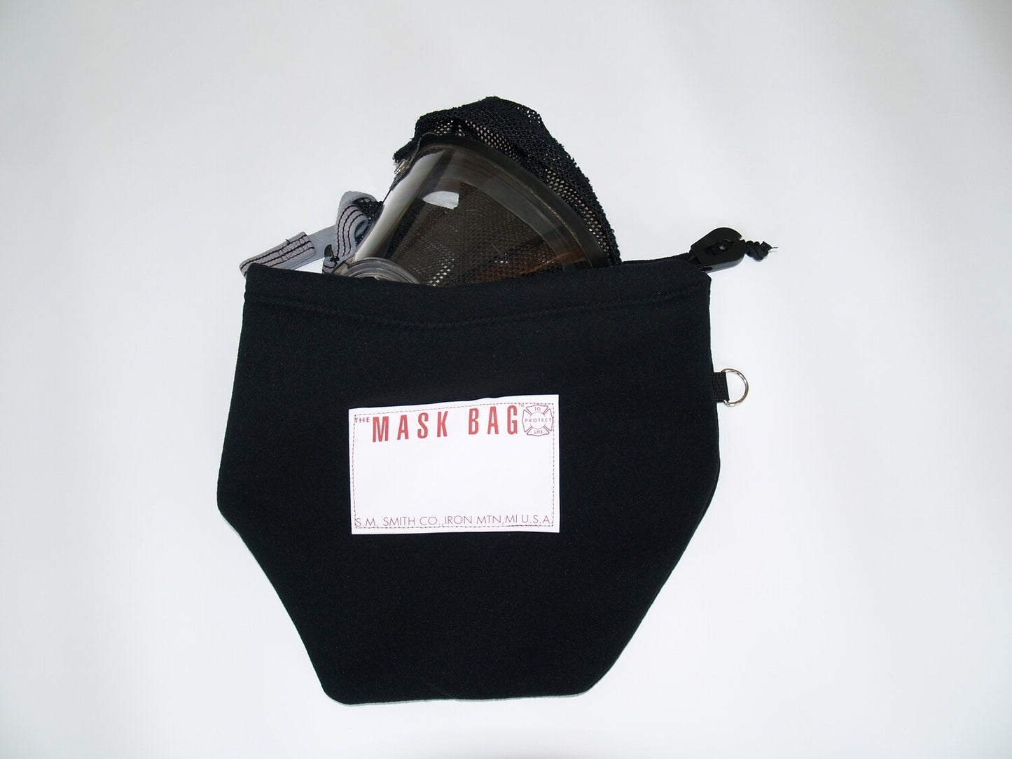 Rugged MB3-300 SCBA Mask Bag, 10oz Cotton Canvas, Soft Fleece Lined, Drawcord Closure
