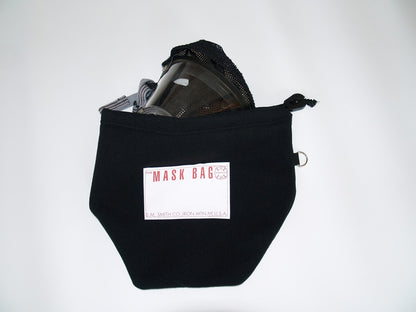 Rugged MB3-300 SCBA Mask Bag, 10oz Cotton Canvas, Soft Fleece Lined, Drawcord Closure