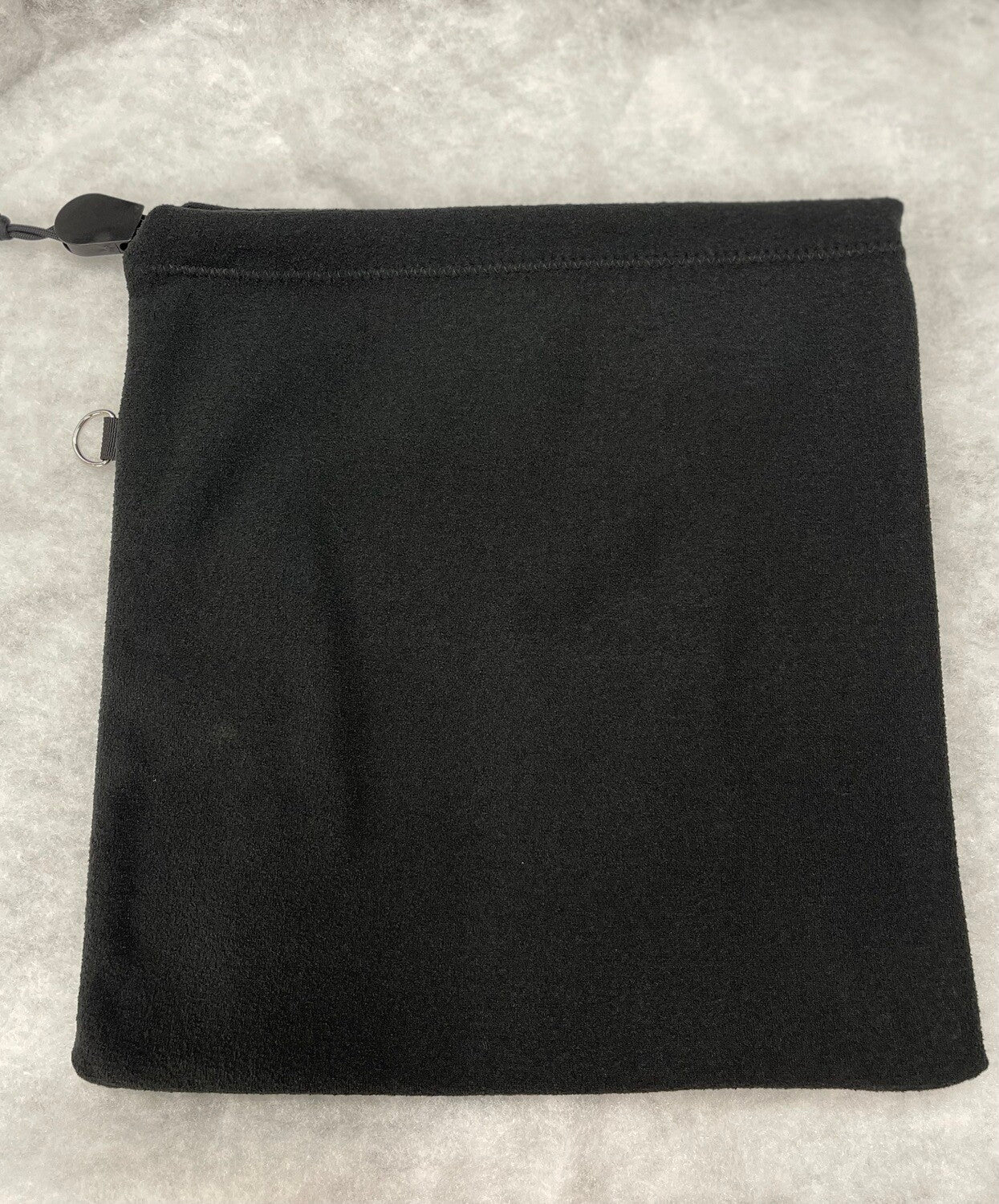 Premium SCBA Mask Bag, Heavy Fleece Black, Quick-Access Firefighter Gear Pouch
