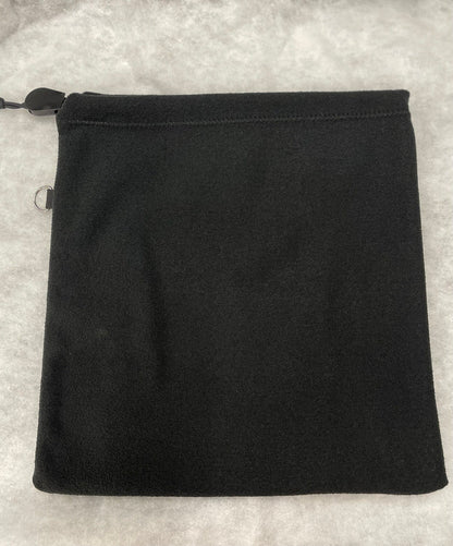 Premium SCBA Mask Bag, Heavy Fleece Black, Quick-Access Firefighter Gear Pouch