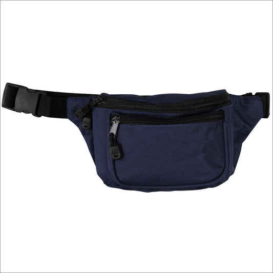 Kemp USA Hip Pack with No Logo, Navy EMS First Aid Equipment