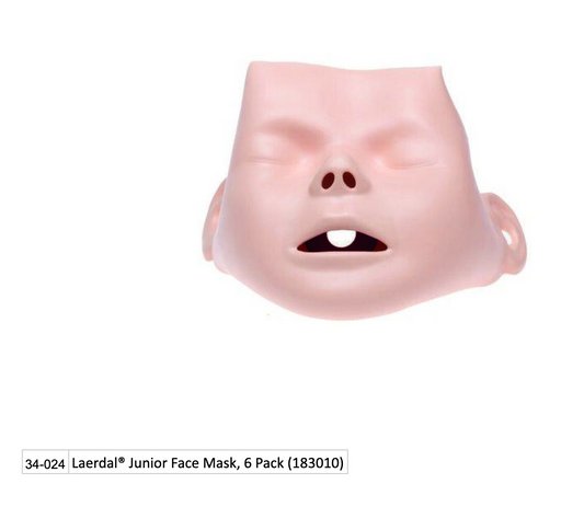 Laerdal® Junior Face Mask, 6 Pack (183010) EMS First Aid Equipment