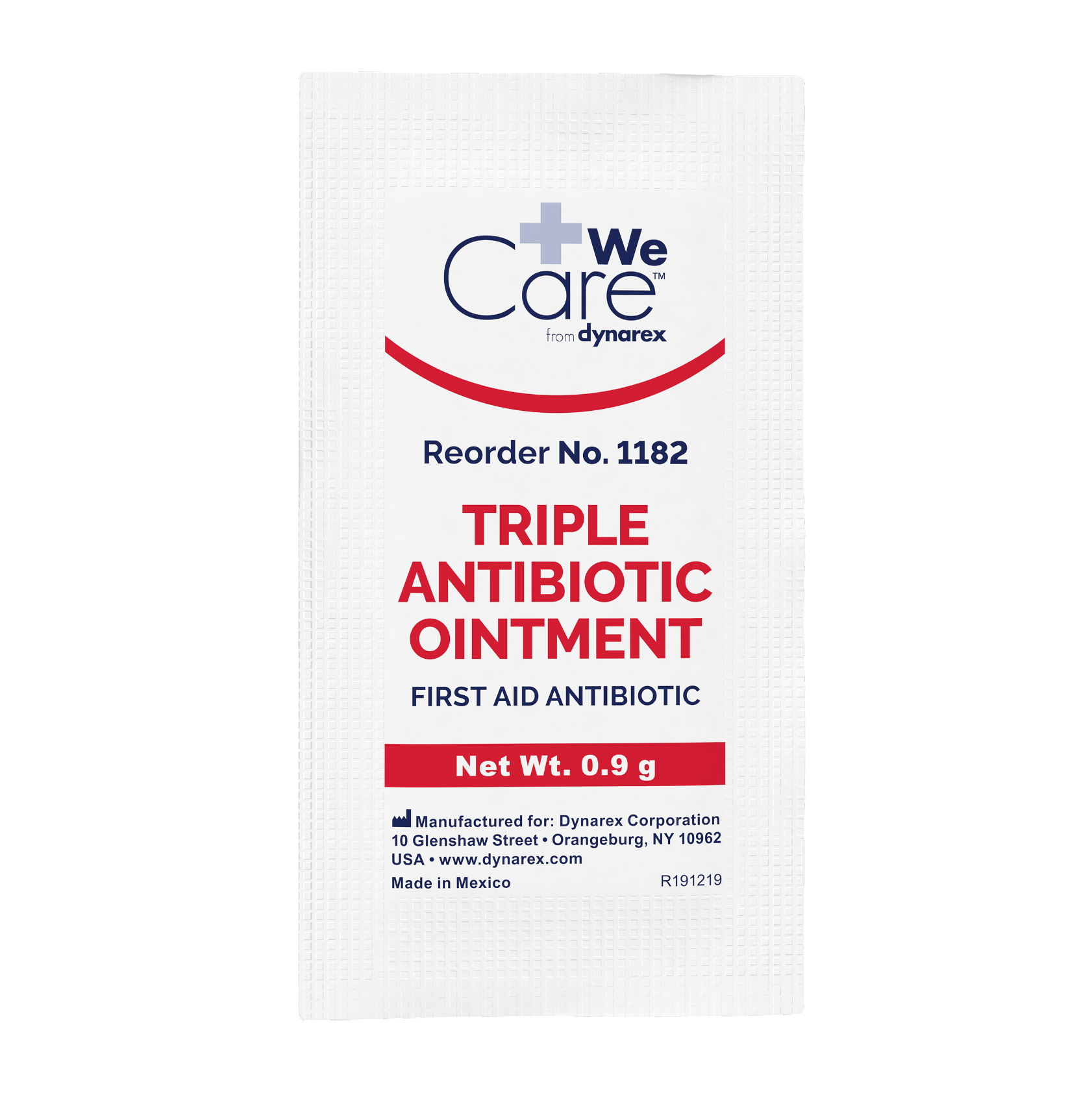 Kemp USA Triple Antibiotic Ointment, 0.9 Gram Packets (1,728 pcs) EMS First Aid Equipment