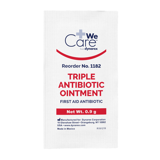 Kemp USA Triple Antibiotic Ointment, 0.9 Gram Packets (1,728 pcs) EMS First Aid Equipment