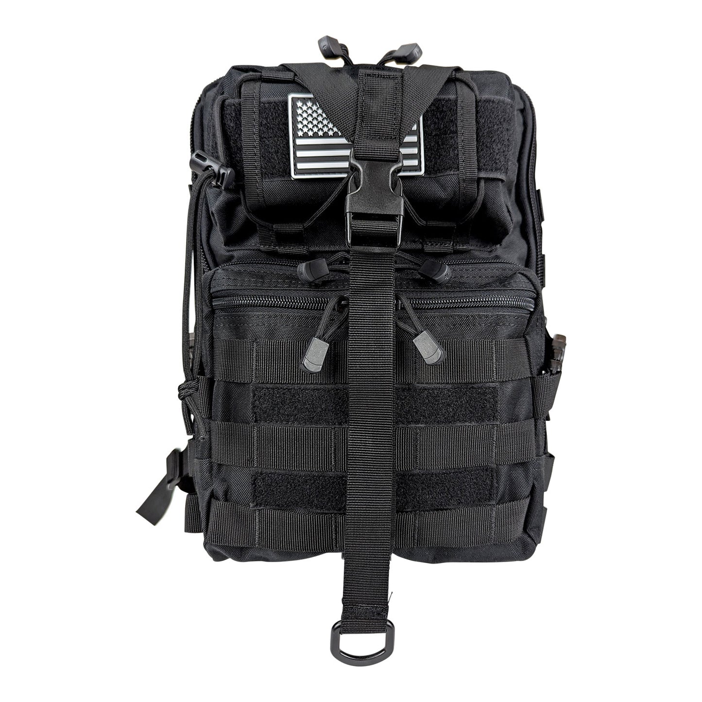 Kemp USA Tactical Sling Backpack Bag, Black EMS First Aid Equipment
