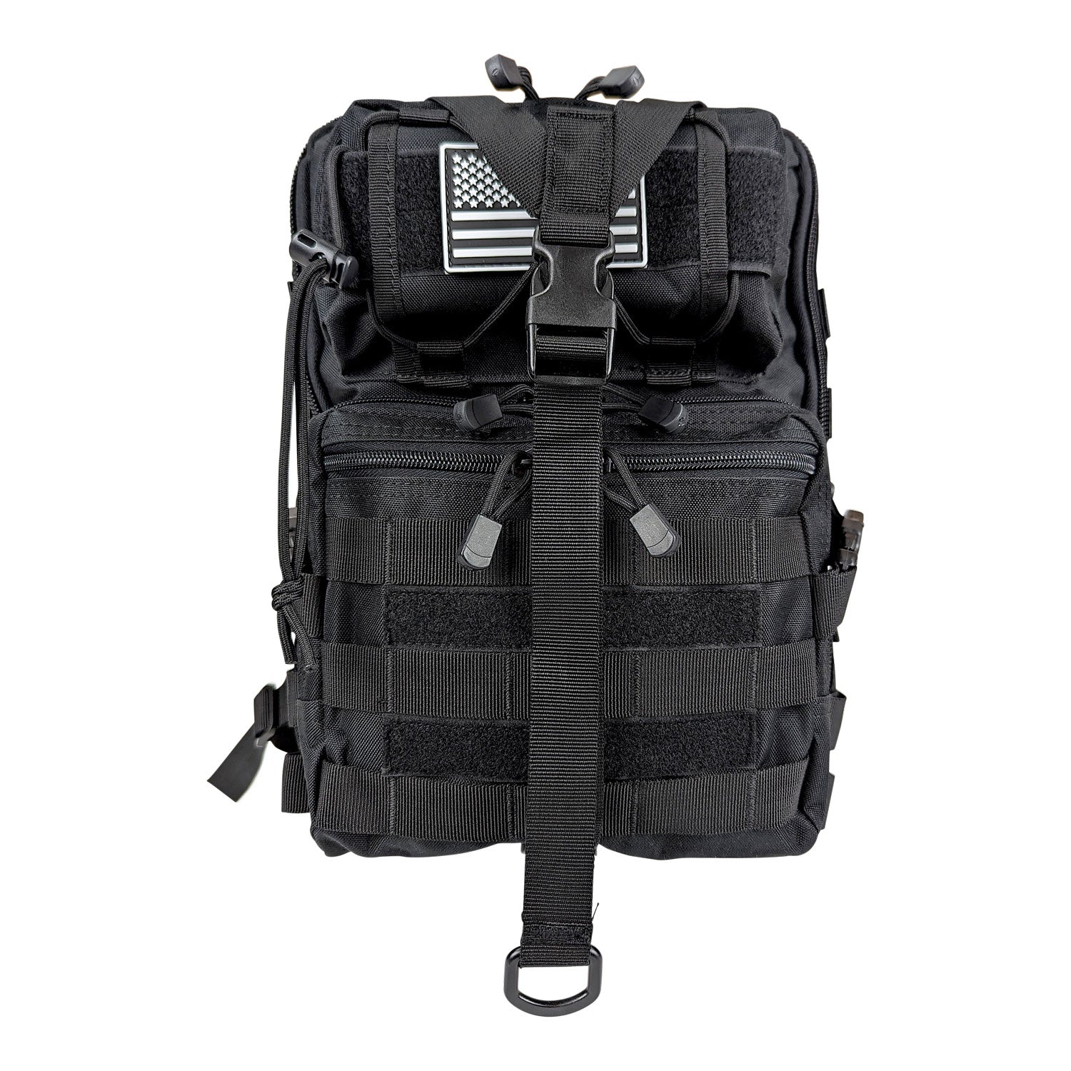 Kemp USA Tactical Sling Backpack Bag, Black EMS First Aid Equipment