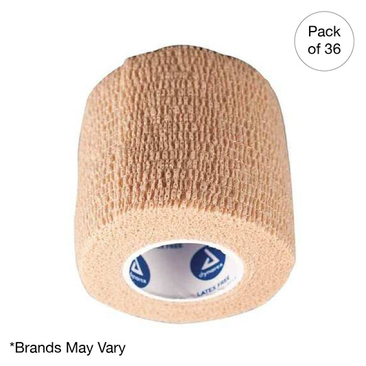 Kemp USA Self-Adherent First Aid Wrap 2" x 5 yd (36 pcs) EMS First Aid Equipment