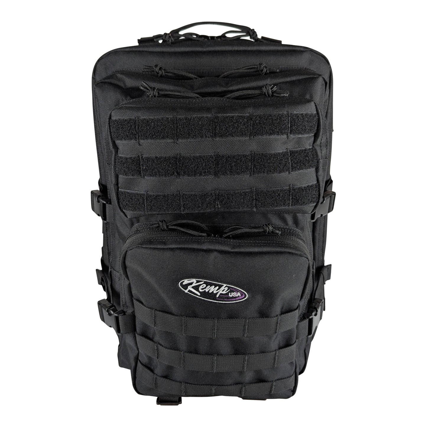 Kemp USA 3-Day Assault Molle Backpack, Large Rucksack Style, Black EMS First Aid Equipment