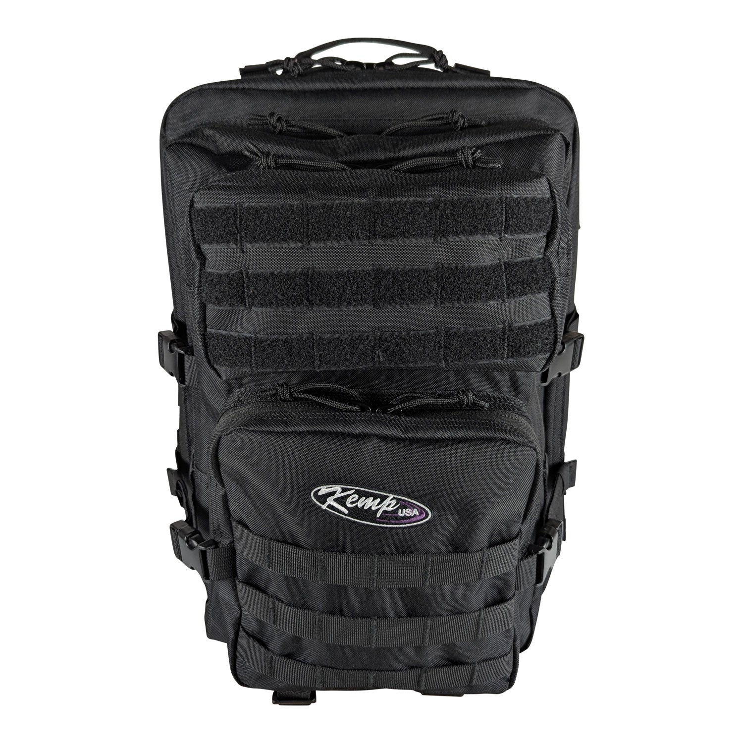 Kemp USA 3-Day Assault Molle Backpack, Large Rucksack Style, Black EMS First Aid Equipment