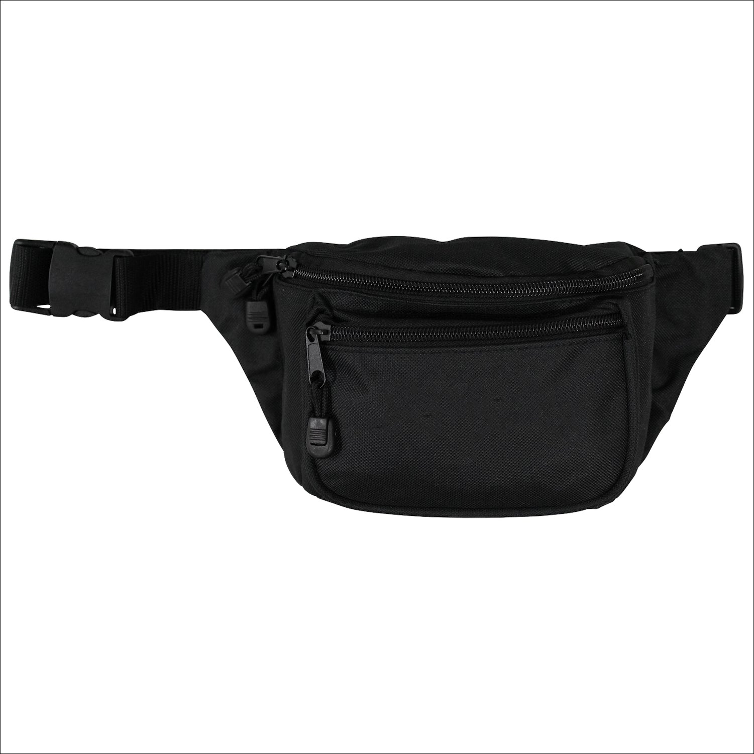 Kemp USA Hip Pack with No Logo, Black EMS First Aid Equipment