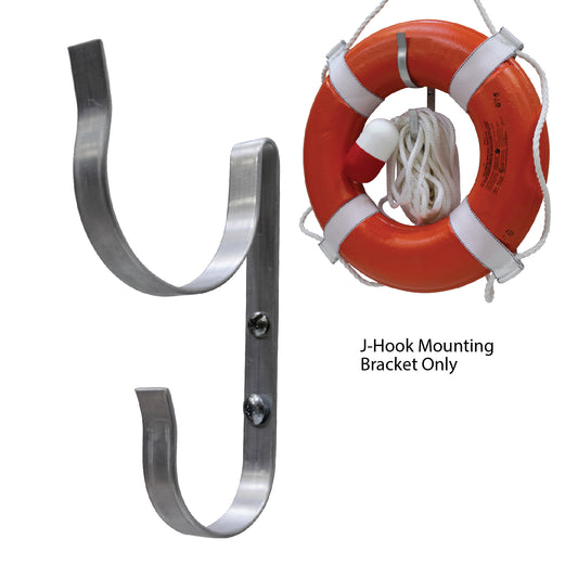 Kemp USA Ring Buoy J-Hook Mounting Bracket EMS First Aid Equipment