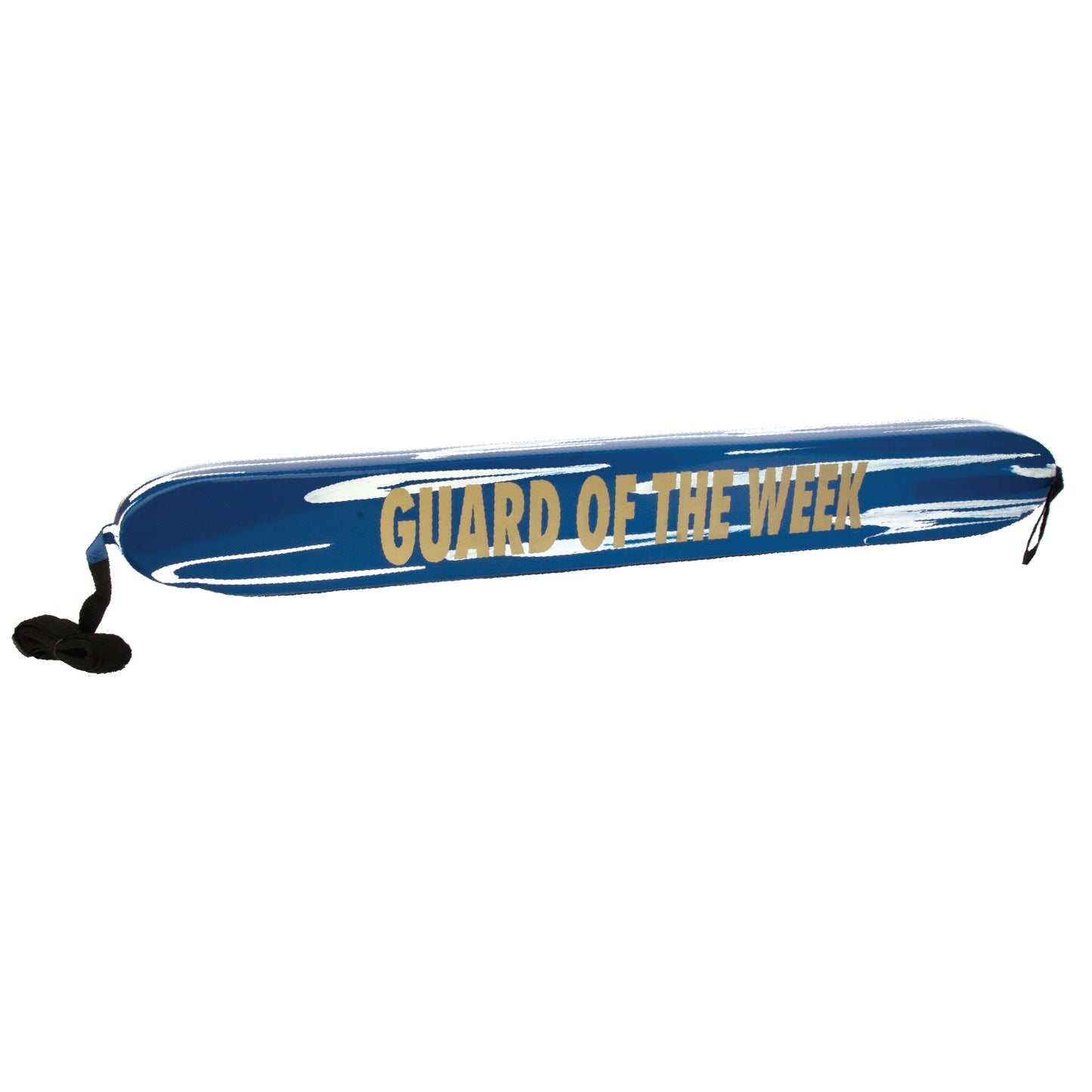 Kemp USA 50" Rescue Tube with GUARD OF THE WEEK Logo, Royal Blue with White Splash EMS First Aid Equipment