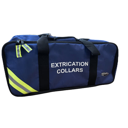 Kemp USA Navy Cervical Collar Bag with Reflective Tape EMS First Aid Equipment