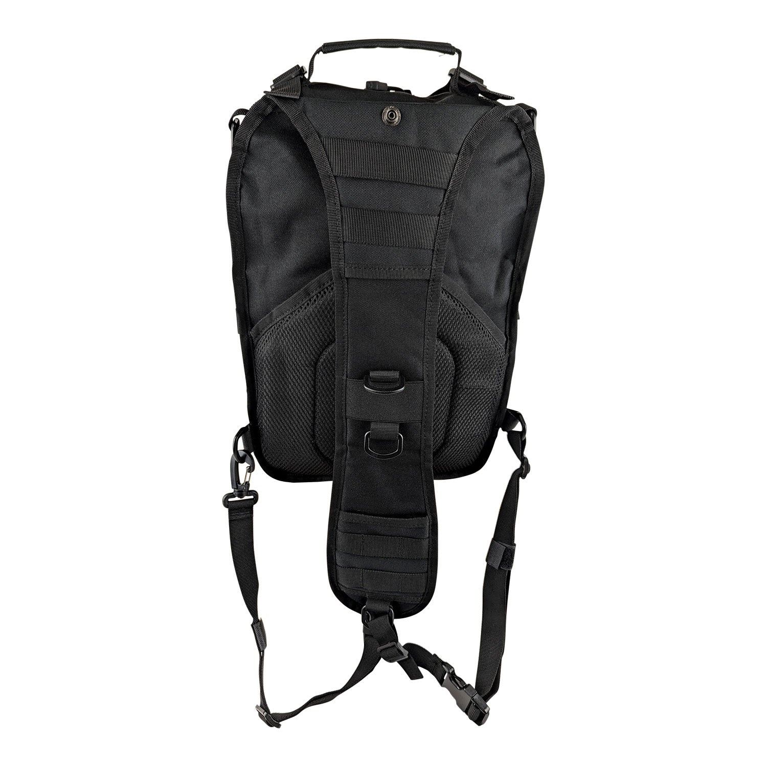 Kemp USA Tactical Sling Backpack Bag, Black EMS First Aid Equipment