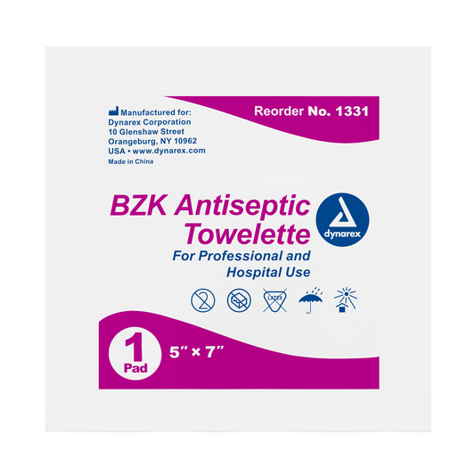 Kemp USA BZK Antiseptic Towelettes (1,000 pcs) EMS First Aid Equipment