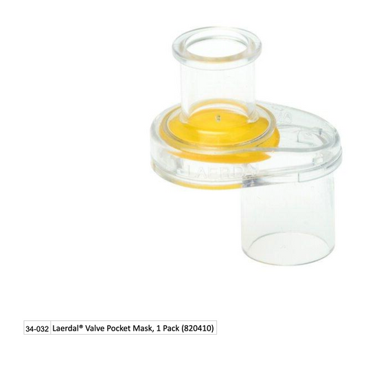 Laerdal® Valve Pocket Mask, 1 Pack (820410) EMS First Aid Equipment