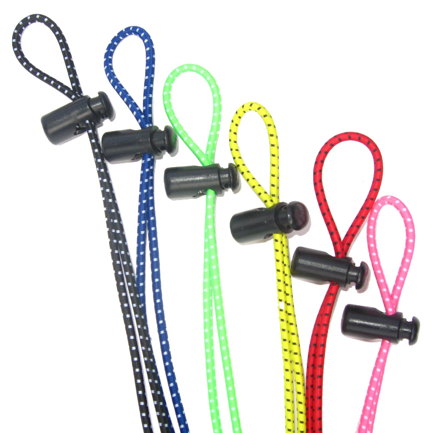 Kemp USA Goggle Bungee Cords, Yellow / Black EMS First Aid Equipment