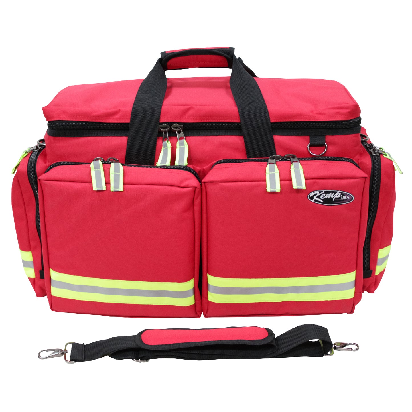 Kemp USA Ultra EMS Bag, Red EMS First Aid Equipment