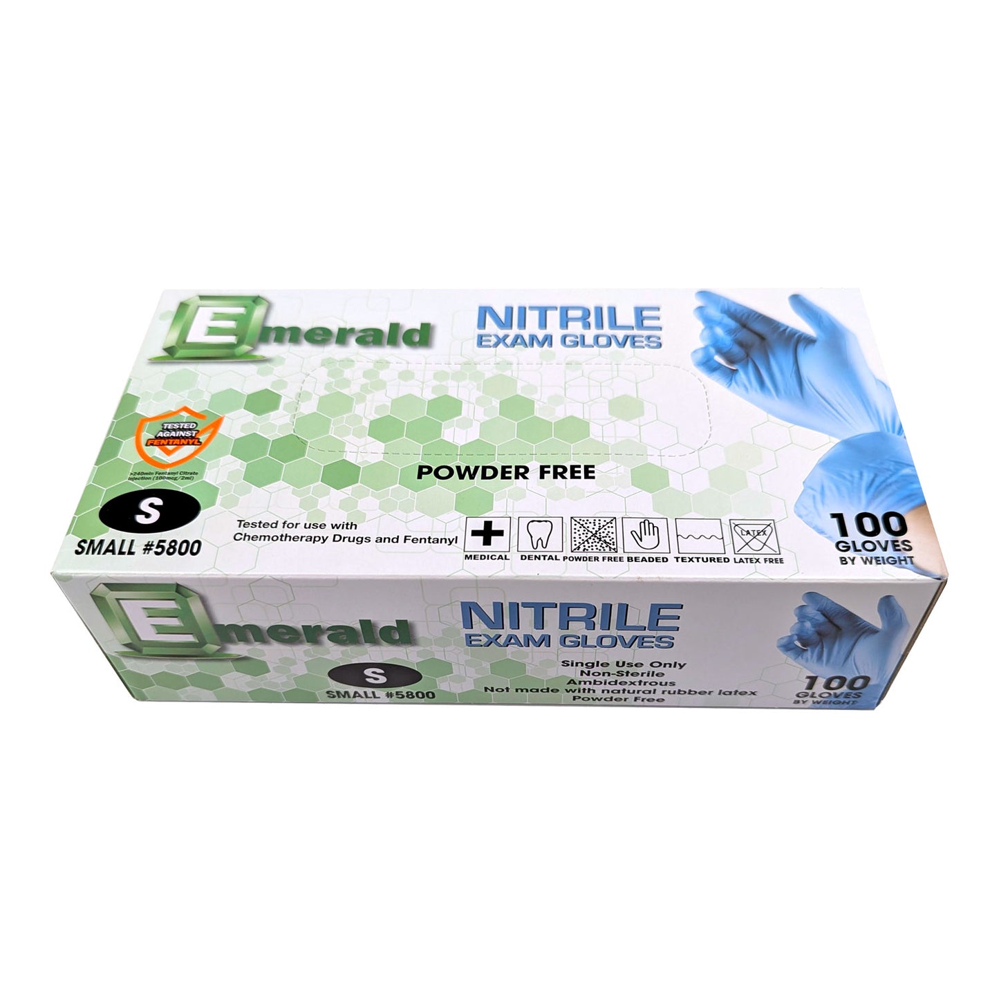 Kemp USA Nitrile Gloves (50 Pairs Per Box) EMS First Aid Equipment