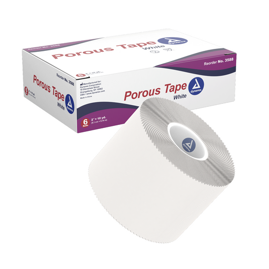 Kemp USA Porous Tape 2" x 10 yd (1 roll) EMS First Aid Equipment