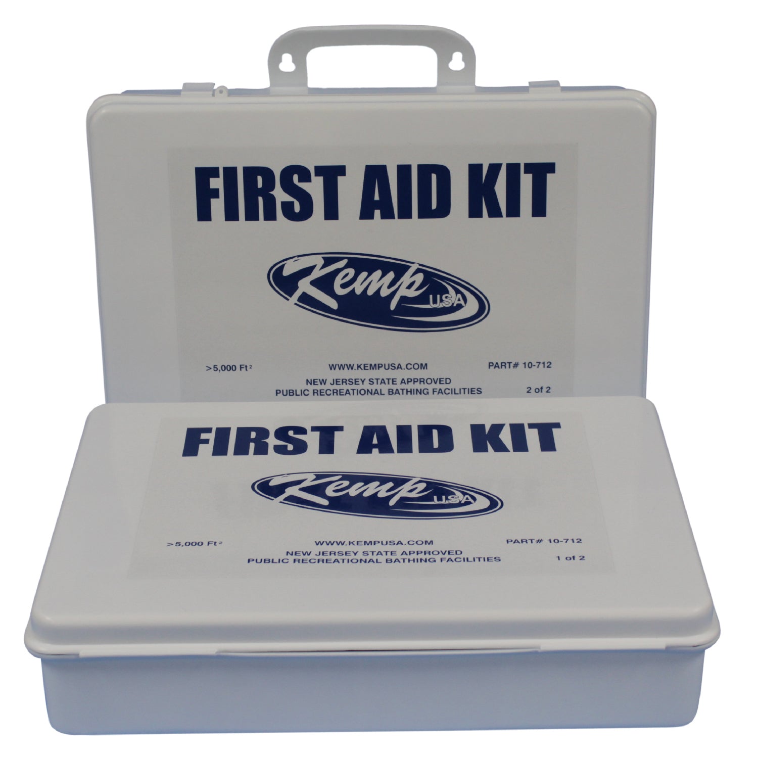 Kemp USA State of NJ Pool First Aid Kit (> 5K SF) EMS First Aid Equipment