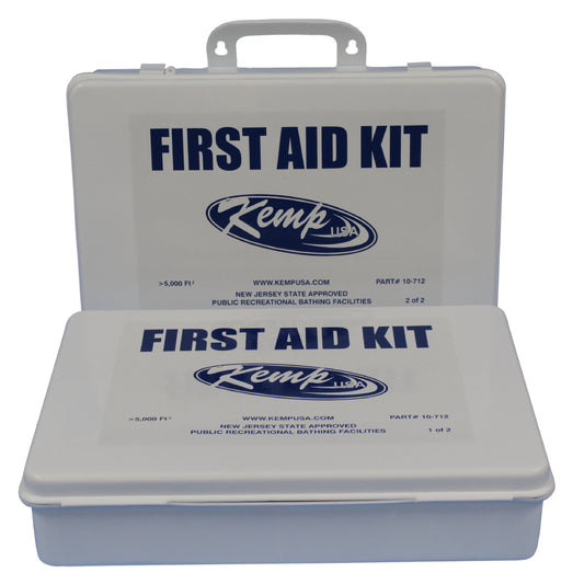 Kemp USA State of NJ Pool First Aid Kit (> 5K SF) EMS First Aid Equipment