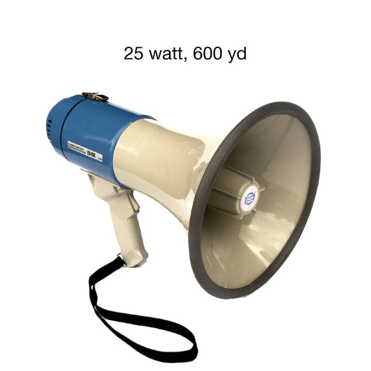 Kemp USA 25 Watt Megaphone (Battery-operated, 8 C) EMS First Aid Equipment