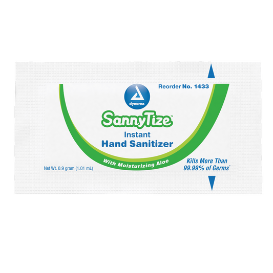 Kemp USA Instant Hand Sanitizer, 0.9 Gram Packets (144 pcs) EMS First Aid Equipment