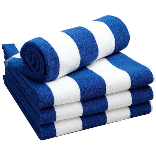 Kemp USA Beach Towel, Blue & White (28X60) EMS First Aid Equipment