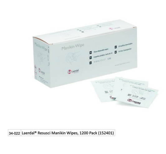 Laerdal® Resusci Manikin Wipes, 1200 Pack (152401) EMS First Aid Equipment