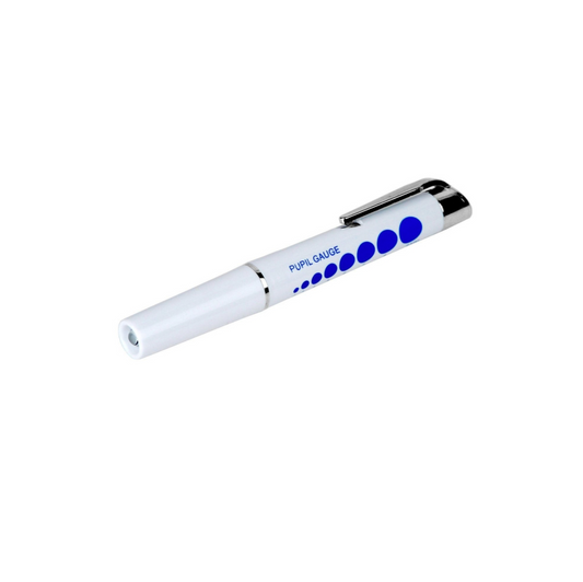Kemp USA LED Medical Penlight, Eye Pupil Guage, Resusable (1 pc) EMS First Aid Equipment