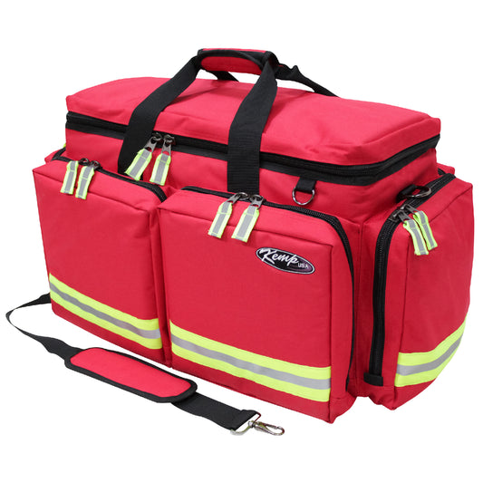 Kemp USA Ultra EMS Bag, Red EMS First Aid Equipment